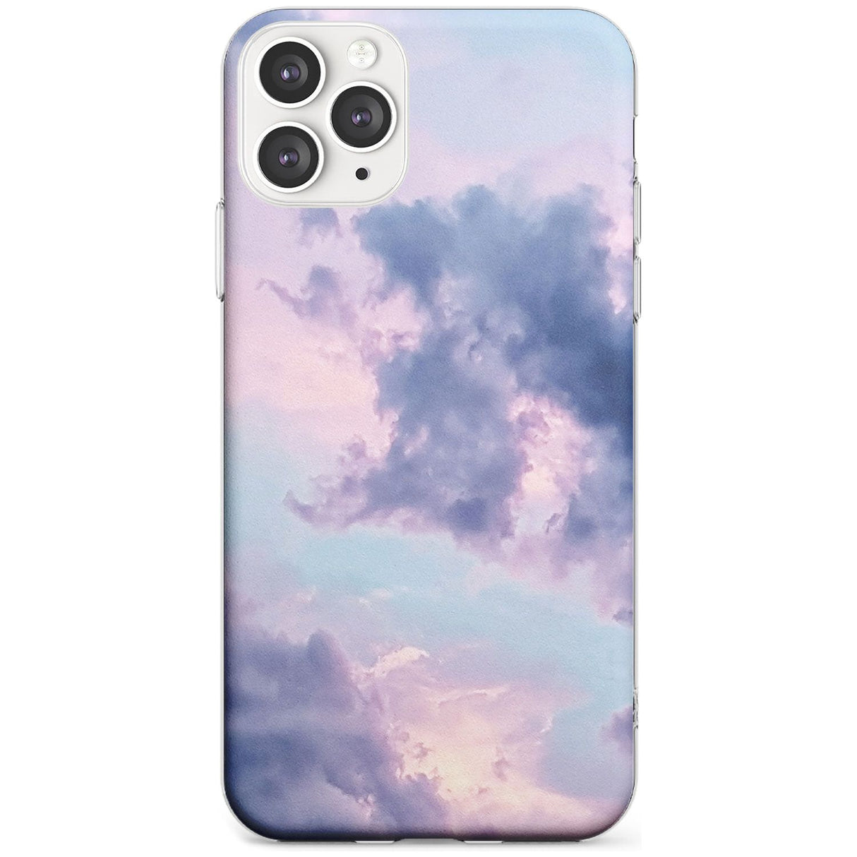 Purple Clouds Photograph Slim TPU Phone Case for iPhone 11 Pro Max