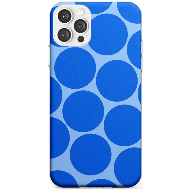 Abstract Retro Shapes: Blue Dots Black Impact Phone Case for iPhone 11 Pro Max