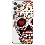 Autumn Sugar Skull Phone Case iPhone 12 Pro Max / Clear Case,iPhone 12 Pro / Clear Case,iPhone 11 Pro Max / Clear Case,iPhone 11 Pro / Clear Case Blanc Space