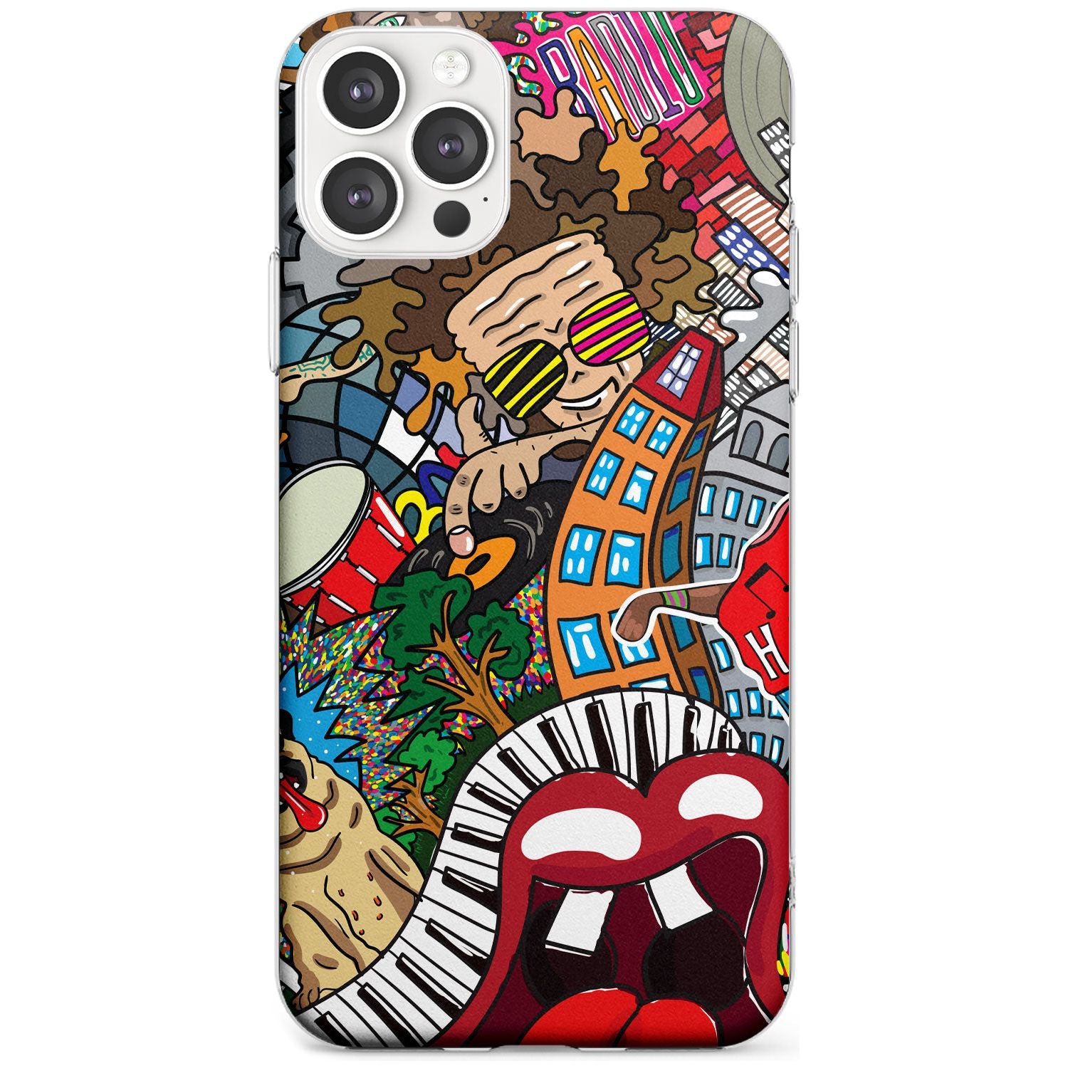 Noise Complaint Black Impact Phone Case for iPhone 11 Pro Max