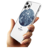 Aquarius Zodiac Transparent Design - Blue Slim TPU Phone Case for iPhone 11 Pro Max