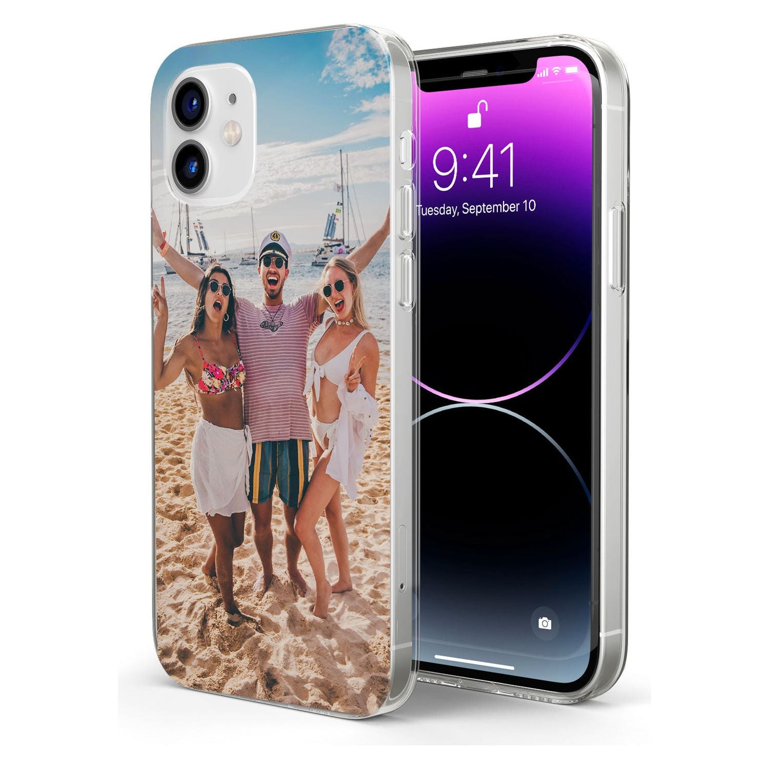 Personalised Vinyl Record Impact Phone Case for iPhone 11, iphone 12