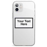 Personalised Create your own Warning Label Impact Phone Case for iPhone 11, iphone 12