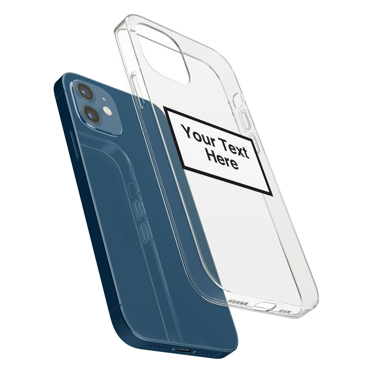 Personalised Create your own Warning Label Impact Phone Case for iPhone 11, iphone 12