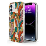 Abstract Leaves Impact Phone Case for iPhone 11, iphone 12