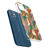 Abstract Leaves Impact Phone Case for iPhone 11, iphone 12