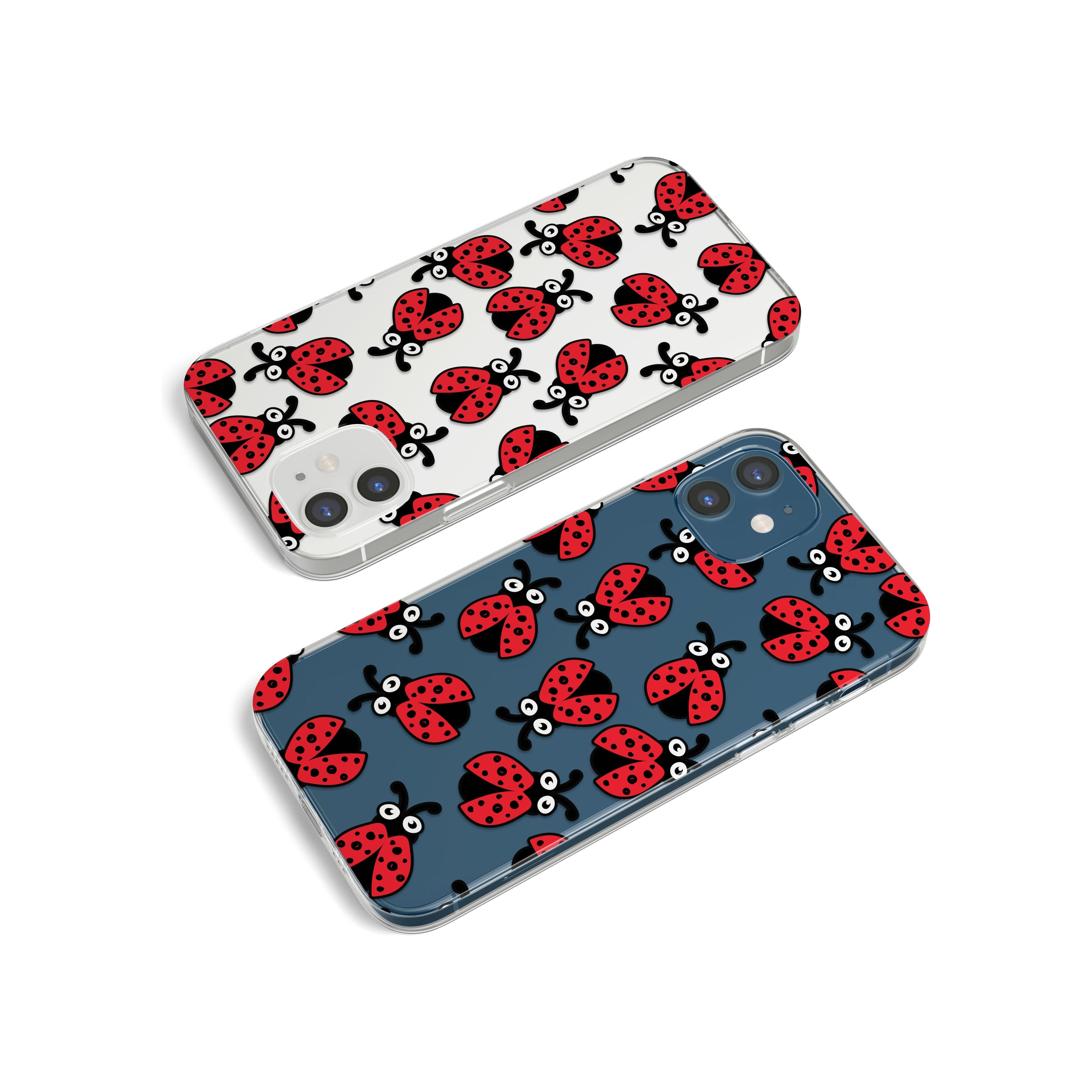 Ladybug Pattern Impact Phone Case for iPhone 11, iphone 12