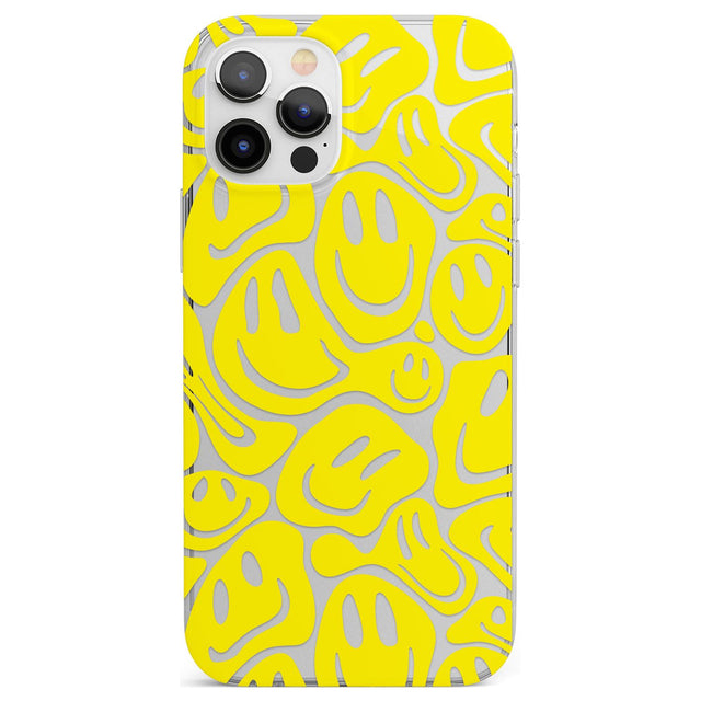 Blue Acid Faces Phone Case for iPhone 12 Pro