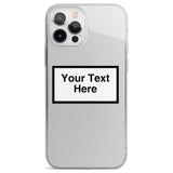 Personalised Create your own Warning Label Phone Case for iPhone 12 Pro