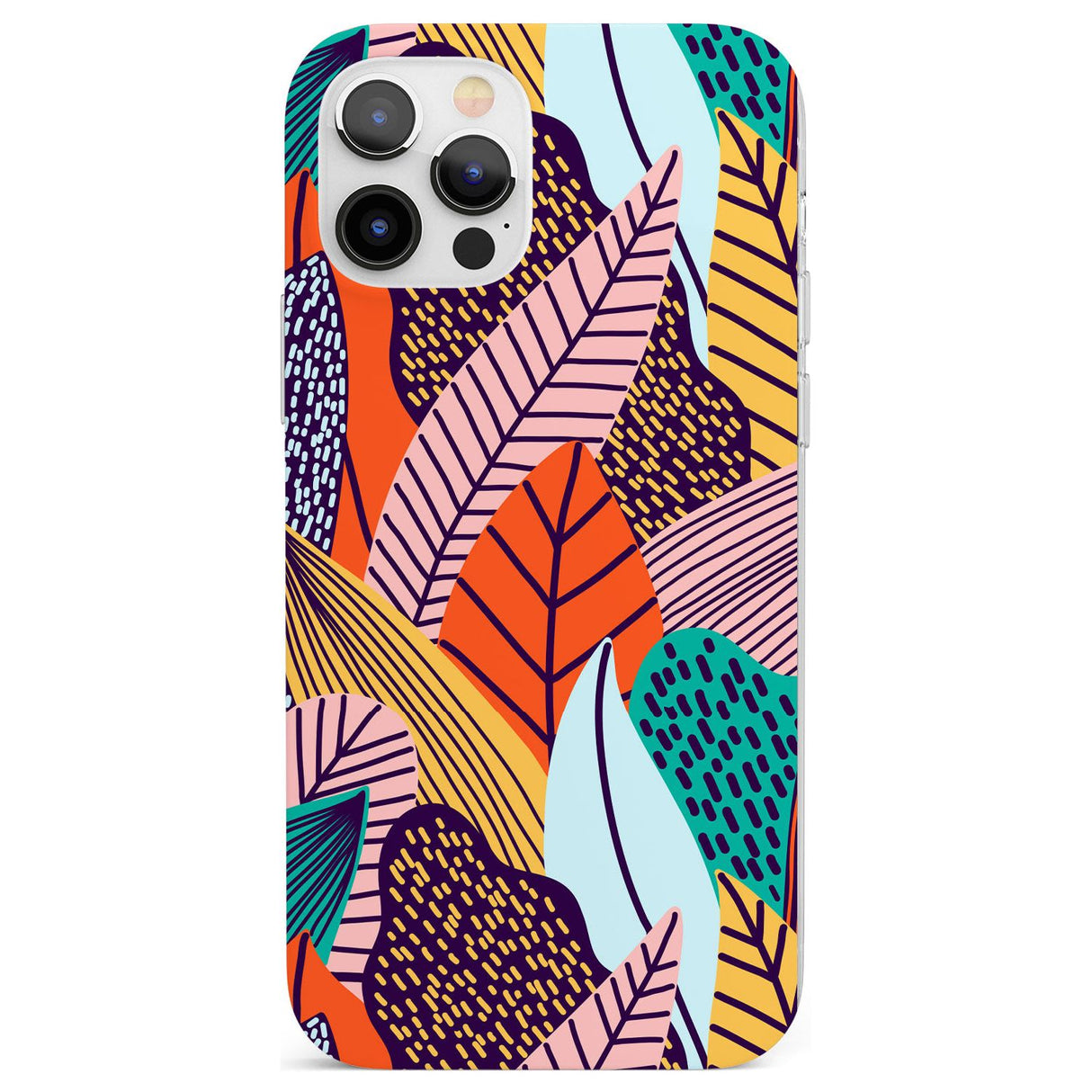 Abstract Leaves Phone Case for iPhone 12 Pro