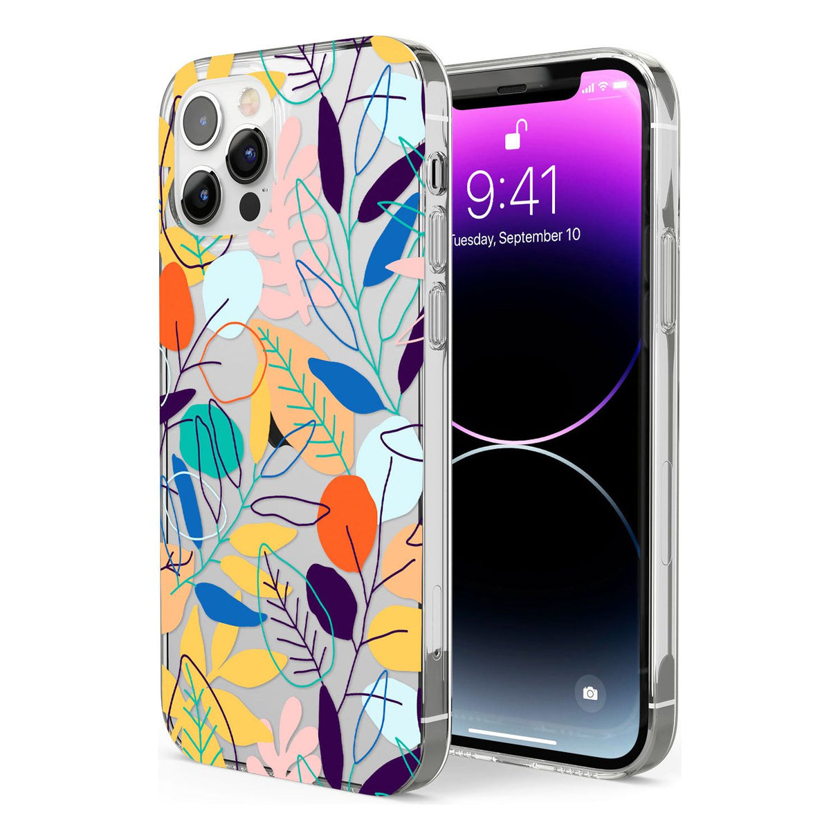 Abstract Leaves Phone Case for iPhone 12 Pro