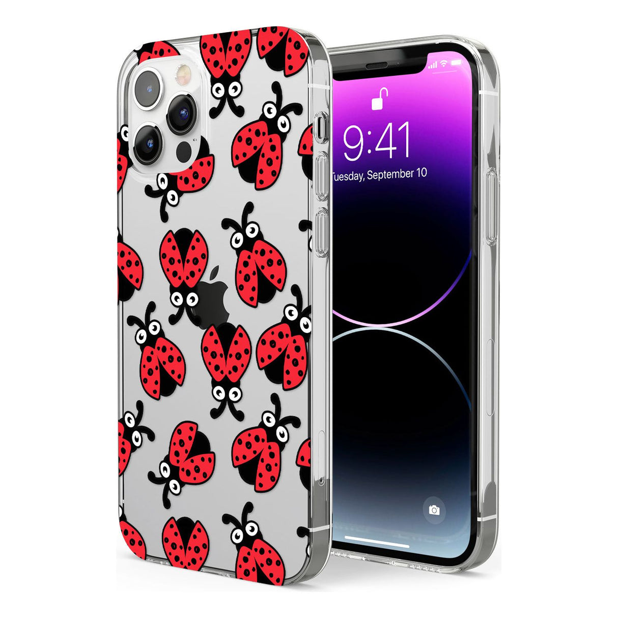 Ladybug Pattern Phone Case for iPhone 12 Pro