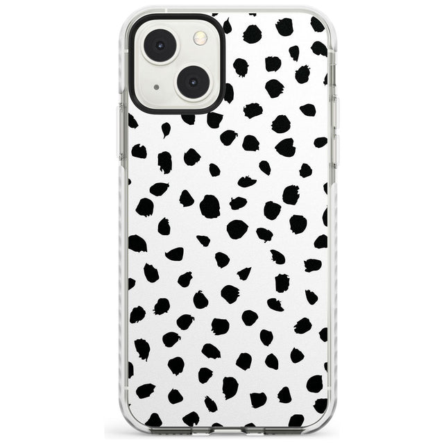 White Dalmatian Print