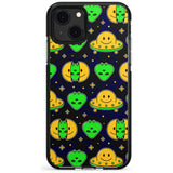 Alien Head Pattern Black Impact Phone Case for iPhone 13 & 13 Mini