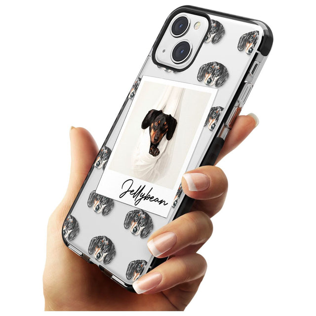 Personalised Dachshund, Black- Dog Photo Custom Phone Case iPhone 15 Pro Max / Black Impact Case,iPhone 15 Plus / Black Impact Case,iPhone 15 Pro / Black Impact Case,iPhone 15 / Black Impact Case,iPhone 15 Pro Max / Impact Case,iPhone 15 Plus / Impact Case,iPhone 15 Pro / Impact Case,iPhone 15 / Impact Case,iPhone 15 Pro Max / Magsafe Black Impact Case,iPhone 15 Plus / Magsafe Black Impact Case,iPhone 15 Pro / Magsafe Black Impact Case,iPhone 15 / Magsafe Black Impact Case,iPhone 14 Pro Max / Black Impact C