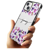 Personalised Purple Violets Custom Phone Case iPhone 15 Pro Max / Black Impact Case,iPhone 15 Plus / Black Impact Case,iPhone 15 Pro / Black Impact Case,iPhone 15 / Black Impact Case,iPhone 15 Pro Max / Impact Case,iPhone 15 Plus / Impact Case,iPhone 15 Pro / Impact Case,iPhone 15 / Impact Case,iPhone 15 Pro Max / Magsafe Black Impact Case,iPhone 15 Plus / Magsafe Black Impact Case,iPhone 15 Pro / Magsafe Black Impact Case,iPhone 15 / Magsafe Black Impact Case,iPhone 14 Pro Max / Black Impact Case,iPhone 14