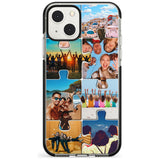 Personalised Jigsaw Photo Grid Black Impact Phone Case for iPhone 13 & 13 Mini