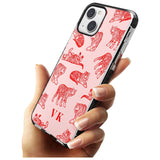 Personalised Red Tiger Outlines on Pink Custom Phone Case iPhone 15 Pro Max / Black Impact Case,iPhone 15 Plus / Black Impact Case,iPhone 15 Pro / Black Impact Case,iPhone 15 / Black Impact Case,iPhone 15 Pro Max / Impact Case,iPhone 15 Plus / Impact Case,iPhone 15 Pro / Impact Case,iPhone 15 / Impact Case,iPhone 15 Pro Max / Magsafe Black Impact Case,iPhone 15 Plus / Magsafe Black Impact Case,iPhone 15 Pro / Magsafe Black Impact Case,iPhone 15 / Magsafe Black Impact Case,iPhone 14 Pro Max / Black Impact Ca