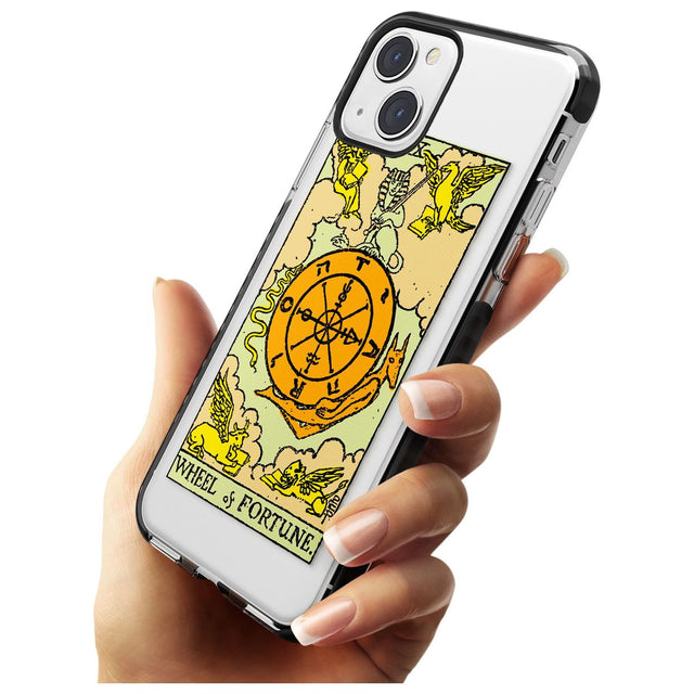 Personalised Wheel of Fortune Tarot Card - Colour Phone Case iPhone 15 Pro Max / Black Impact Case,iPhone 15 Plus / Black Impact Case,iPhone 15 Pro / Black Impact Case,iPhone 15 / Black Impact Case,iPhone 15 Pro Max / Impact Case,iPhone 15 Plus / Impact Case,iPhone 15 Pro / Impact Case,iPhone 15 / Impact Case,iPhone 15 Pro Max / Magsafe Black Impact Case,iPhone 15 Plus / Magsafe Black Impact Case,iPhone 15 Pro / Magsafe Black Impact Case,iPhone 15 / Magsafe Black Impact Case,iPhone 14 Pro Max / Black Impact