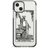 Personalised The Magician Tarot Card - Transparent Custom Phone Case iPhone 13 Mini / Black Impact Case Blanc Space