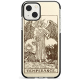 Personalised Temperance Tarot Card - Solid Cream Custom Phone Case iPhone 13 Mini / Black Impact Case Blanc Space