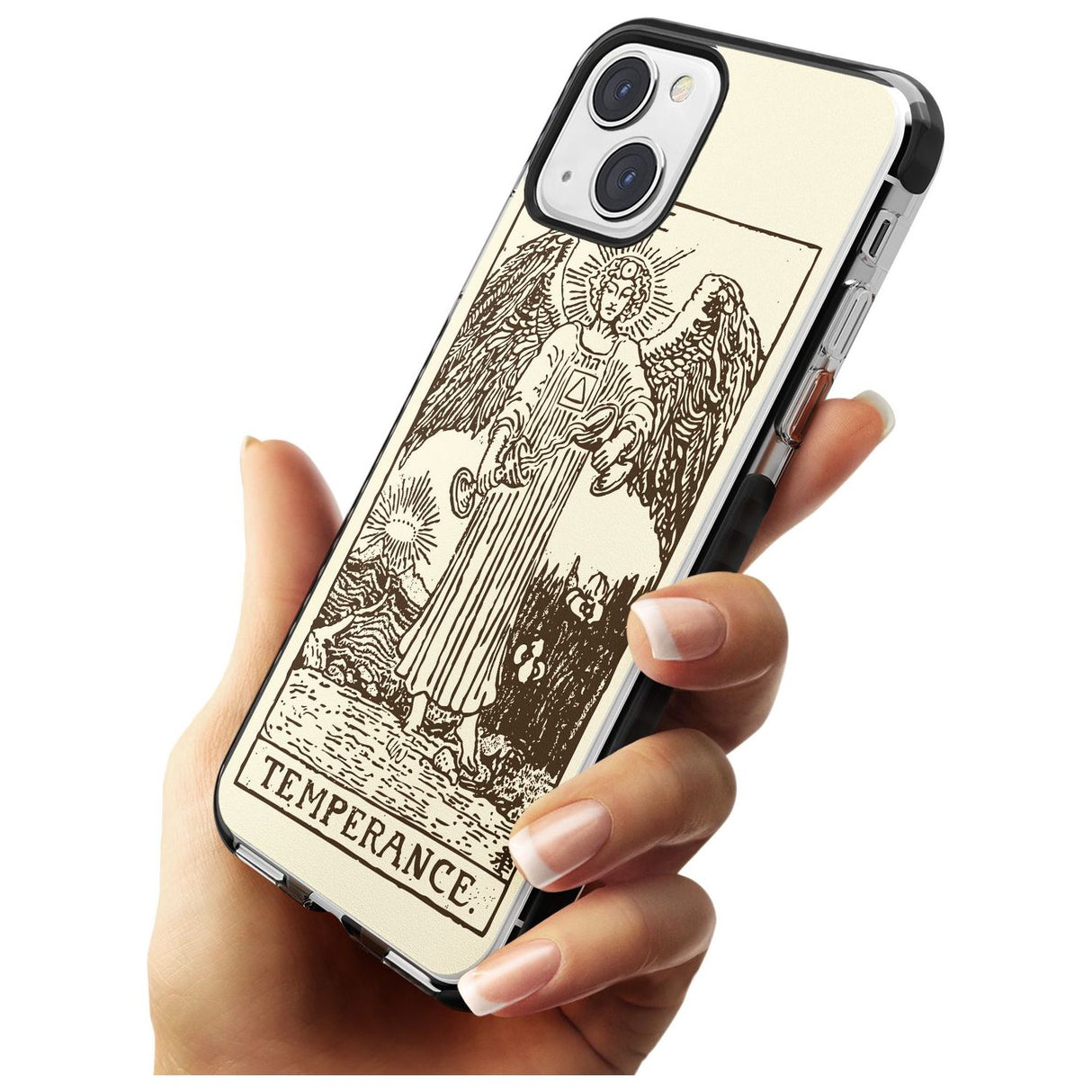 Personalised Temperance Tarot Card - Solid Cream Custom Phone Case iPhone 15 Pro Max / Black Impact Case,iPhone 15 Plus / Black Impact Case,iPhone 15 Pro / Black Impact Case,iPhone 15 / Black Impact Case,iPhone 15 Pro Max / Impact Case,iPhone 15 Plus / Impact Case,iPhone 15 Pro / Impact Case,iPhone 15 / Impact Case,iPhone 15 Pro Max / Magsafe Black Impact Case,iPhone 15 Plus / Magsafe Black Impact Case,iPhone 15 Pro / Magsafe Black Impact Case,iPhone 15 / Magsafe Black Impact Case,iPhone 14 Pro Max / Black 