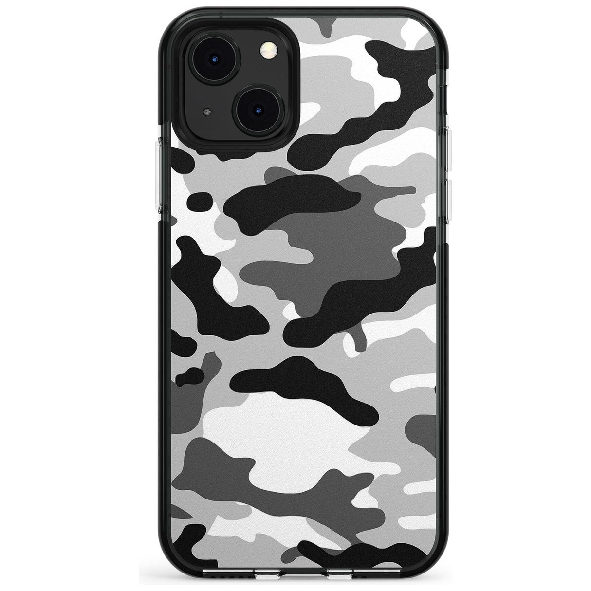 Grey Camo Black Impact Phone Case for iPhone 13 & 13 Mini