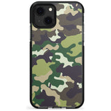 Green Camo Black Impact Phone Case for iPhone 13 & 13 Mini