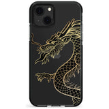 Large Red Dragon Black Impact Phone Case for iPhone 13 & 13 Mini