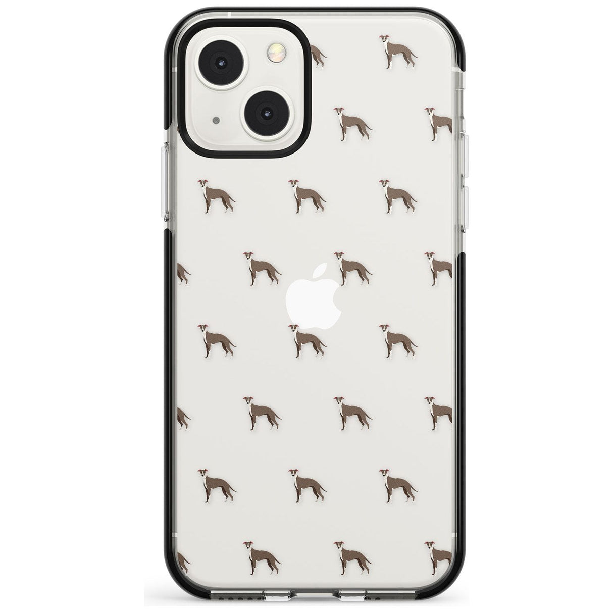 Whippet/Italian Greyhound Dog Pattern Clear