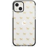 Tan Labrador Dog Pattern Clear