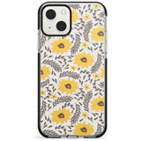 Yellow Blossoms Transparent Floral