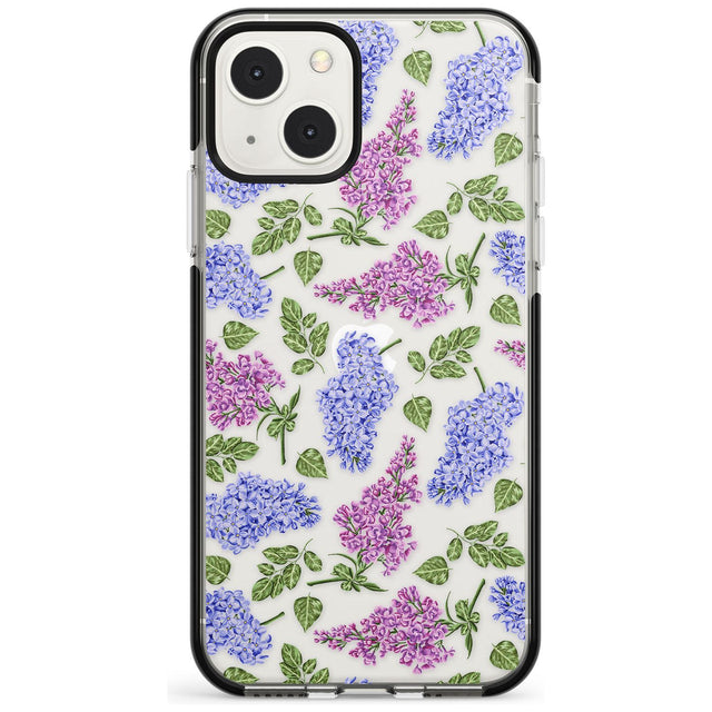 Purple Blossoms Transparent Floral