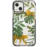 Two Jaguars & Foliage Jungle Cat Pattern