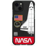 NASA Apollo 11 Black Impact Phone Case for iPhone 13 & 13 Mini