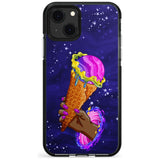 Interdimensional Ice Cream Black Impact Phone Case for iPhone 13 & 13 Mini