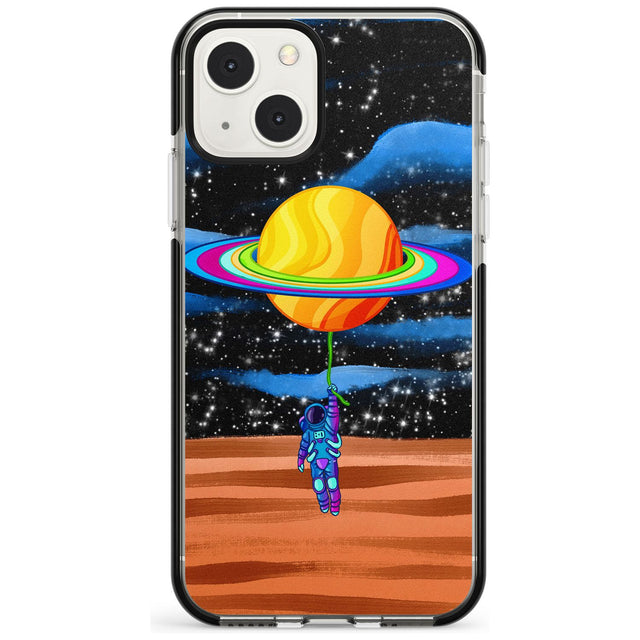 World On Helium Black Impact Phone Case for iPhone 13 & 13 Mini