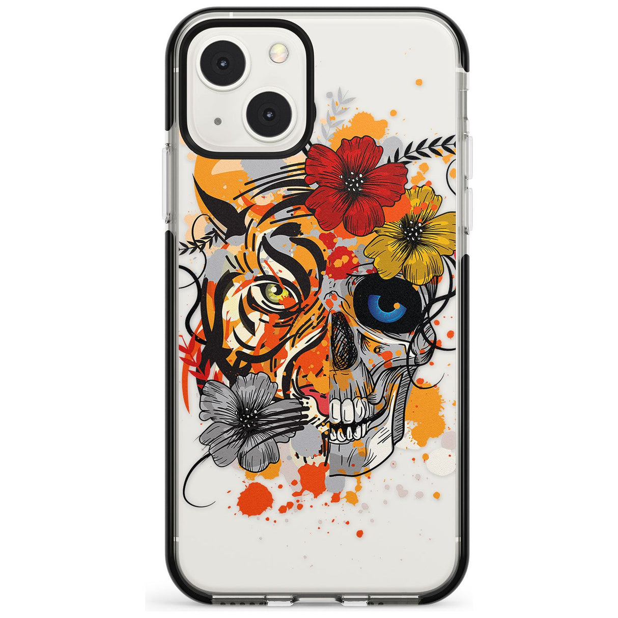 Sugar Skull Tiger Floral