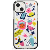 GRL PWR Phone Case iPhone 13 Mini / Black Impact Case Blanc Space