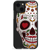 Autumn Sugar Skull Black Impact Phone Case for iPhone 13 & 13 Mini