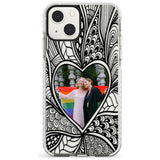 Personalised Henna Heart Photo Case Impact Phone Case for iPhone 13 & 13 Mini