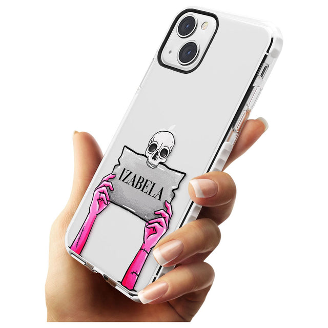 Personalised Grave Plaque Impact Phone Case for iPhone 13 & 13 Mini