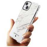 Personalised White Marble Custom Phone Case iPhone 15 Pro Max / Black Impact Case,iPhone 15 Plus / Black Impact Case,iPhone 15 Pro / Black Impact Case,iPhone 15 / Black Impact Case,iPhone 15 Pro Max / Impact Case,iPhone 15 Plus / Impact Case,iPhone 15 Pro / Impact Case,iPhone 15 / Impact Case,iPhone 15 Pro Max / Magsafe Black Impact Case,iPhone 15 Plus / Magsafe Black Impact Case,iPhone 15 Pro / Magsafe Black Impact Case,iPhone 15 / Magsafe Black Impact Case,iPhone 14 Pro Max / Black Impact Case,iPhone 14 P