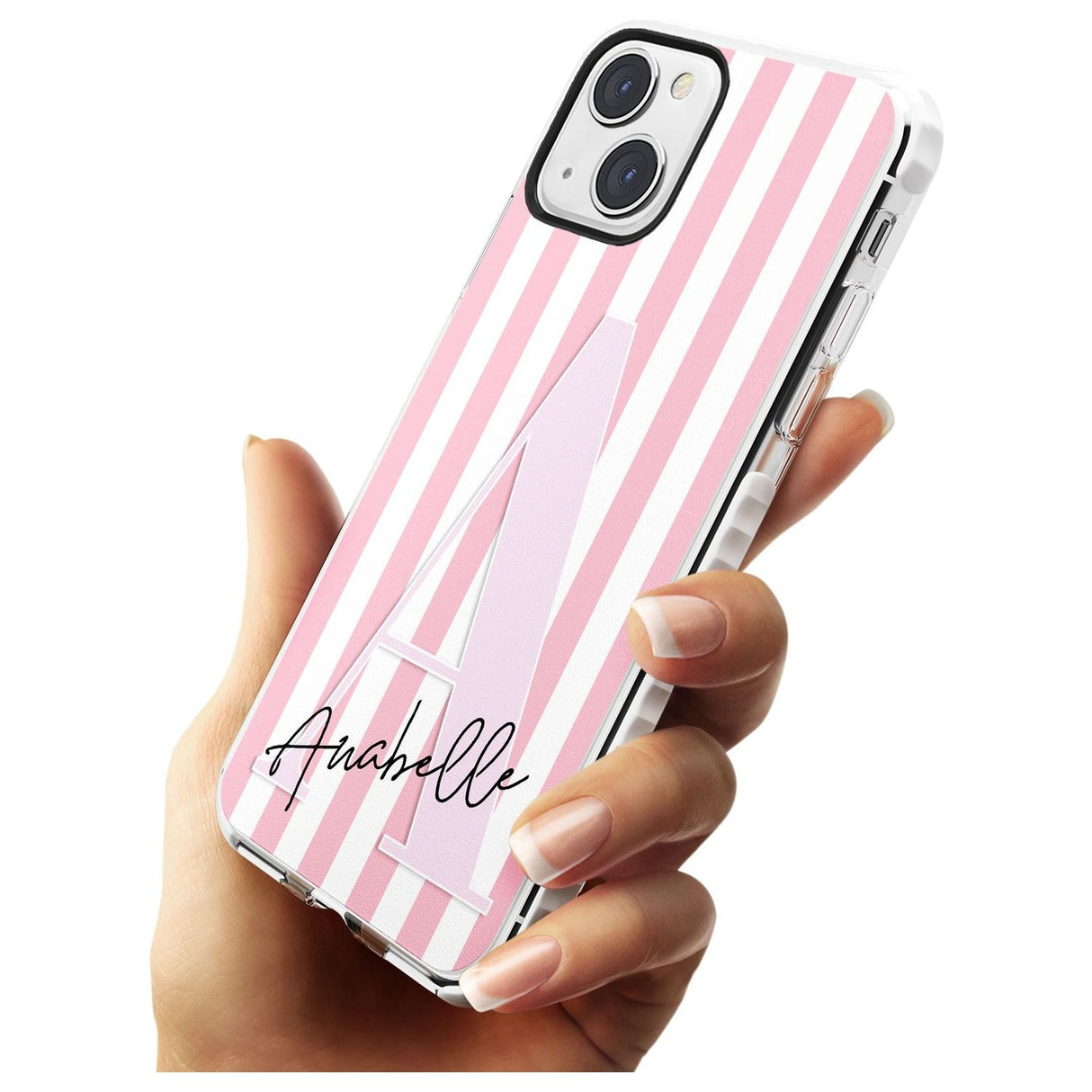 Personalised Pink Stripes & Large Monogram Custom Phone Case iPhone 15 Pro Max / Black Impact Case,iPhone 15 Plus / Black Impact Case,iPhone 15 Pro / Black Impact Case,iPhone 15 / Black Impact Case,iPhone 15 Pro Max / Impact Case,iPhone 15 Plus / Impact Case,iPhone 15 Pro / Impact Case,iPhone 15 / Impact Case,iPhone 15 Pro Max / Magsafe Black Impact Case,iPhone 15 Plus / Magsafe Black Impact Case,iPhone 15 Pro / Magsafe Black Impact Case,iPhone 15 / Magsafe Black Impact Case,iPhone 14 Pro Max / Black Impact