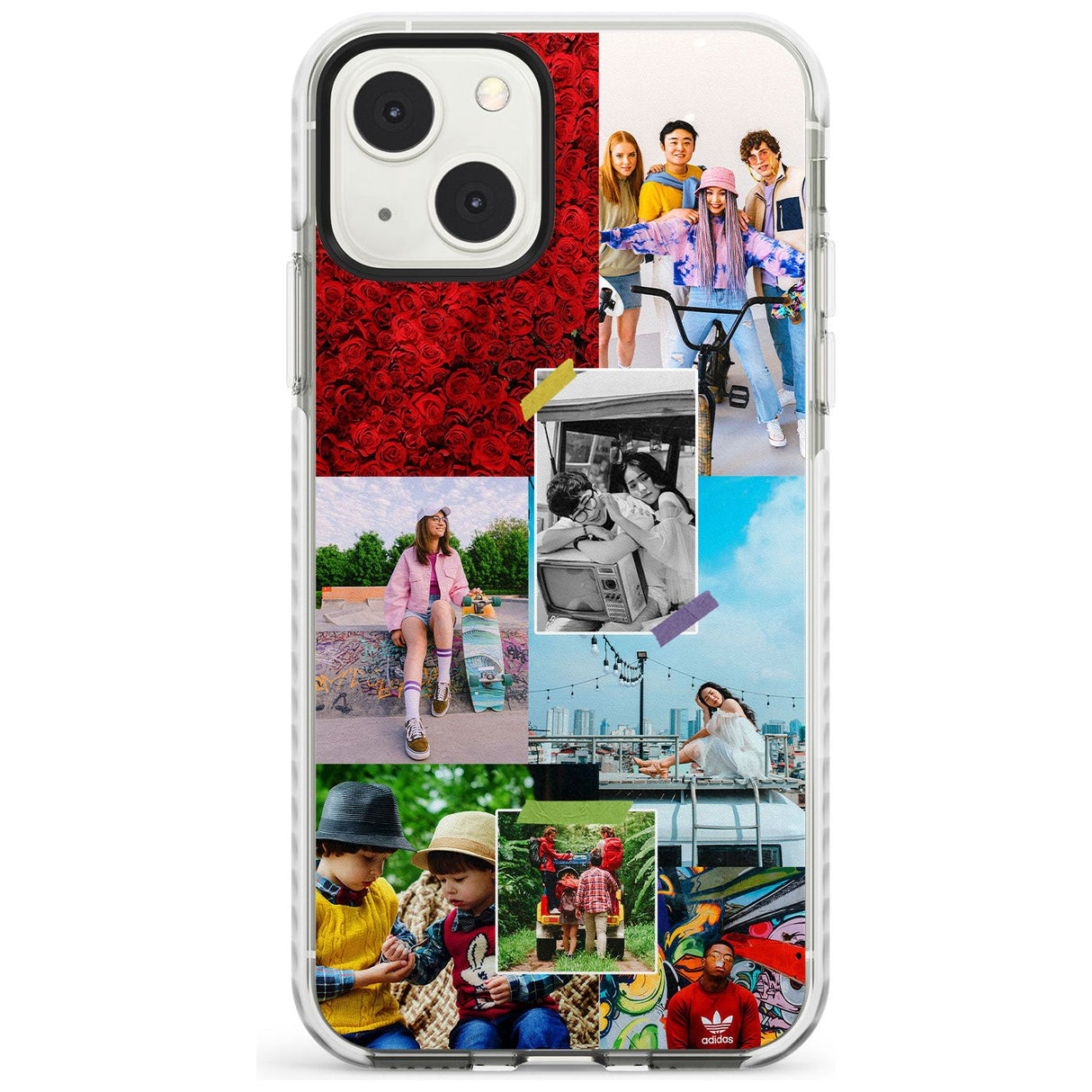 Personalised Photo Collage Impact Phone Case for iPhone 13 & 13 Mini