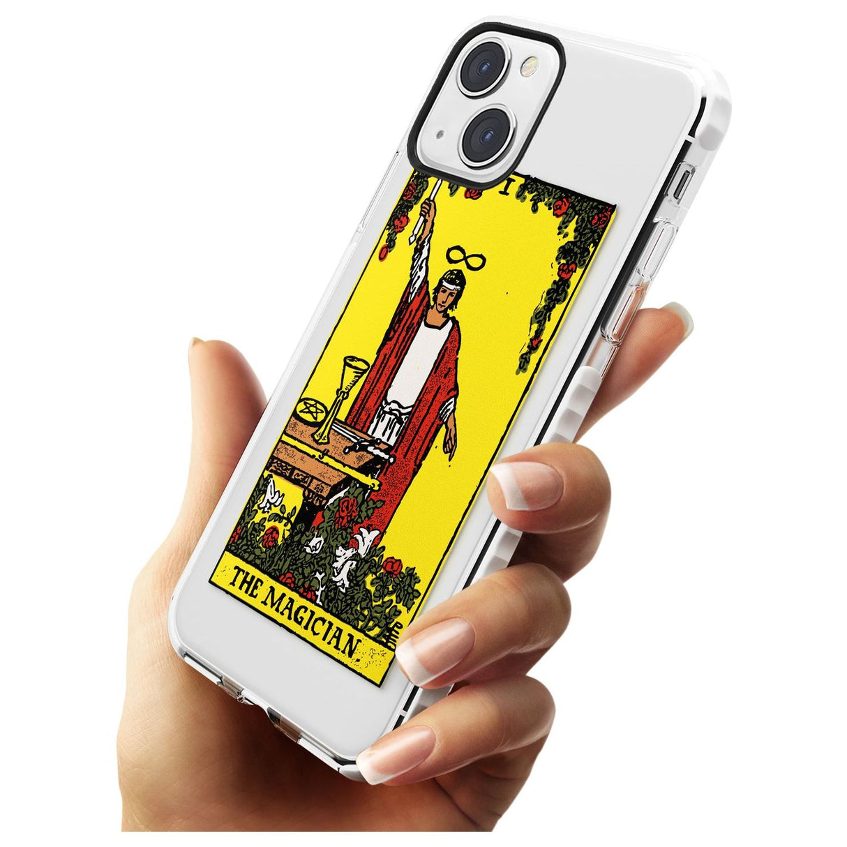 Personalised The Magician Tarot Card - Colour Phone Case iPhone 15 Pro Max / Black Impact Case,iPhone 15 Plus / Black Impact Case,iPhone 15 Pro / Black Impact Case,iPhone 15 / Black Impact Case,iPhone 15 Pro Max / Impact Case,iPhone 15 Plus / Impact Case,iPhone 15 Pro / Impact Case,iPhone 15 / Impact Case,iPhone 15 Pro Max / Magsafe Black Impact Case,iPhone 15 Plus / Magsafe Black Impact Case,iPhone 15 Pro / Magsafe Black Impact Case,iPhone 15 / Magsafe Black Impact Case,iPhone 14 Pro Max / Black Impact Cas