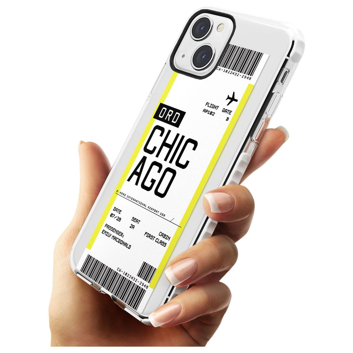 Personalised Chicago Boarding Pass Custom Phone Case iPhone 15 Pro Max / Black Impact Case,iPhone 15 Plus / Black Impact Case,iPhone 15 Pro / Black Impact Case,iPhone 15 / Black Impact Case,iPhone 15 Pro Max / Impact Case,iPhone 15 Plus / Impact Case,iPhone 15 Pro / Impact Case,iPhone 15 / Impact Case,iPhone 15 Pro Max / Magsafe Black Impact Case,iPhone 15 Plus / Magsafe Black Impact Case,iPhone 15 Pro / Magsafe Black Impact Case,iPhone 15 / Magsafe Black Impact Case,iPhone 14 Pro Max / Black Impact Case,iP