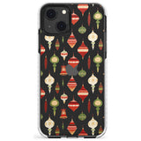 Christmas Baubles Pattern Impact Phone Case for iPhone 13 & 13 Mini