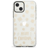 Christmas Snowflake Pattern Phone Case iPhone 13 Mini / Impact Case Blanc Space