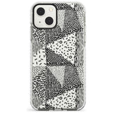 Pattern Mashup (Black) Phone Case iPhone 13 Mini / Impact Case Blanc Space